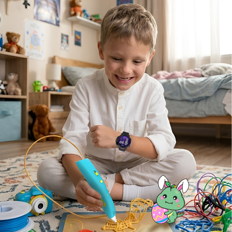 a kid-friendly 3D pen for creative DIY projects and 3D drawing