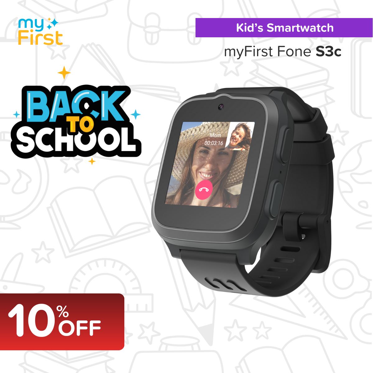 myFirst Fone S3c Dark Grey APAC (built-in APAC SIM)