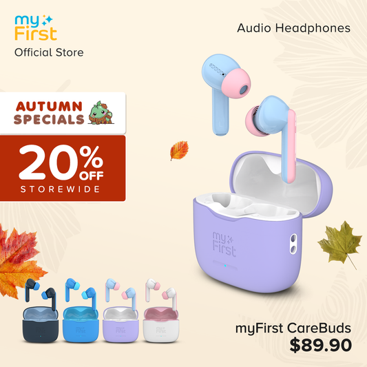 Safe and Stylish Earbuds for Kids | myFirst CareBuds